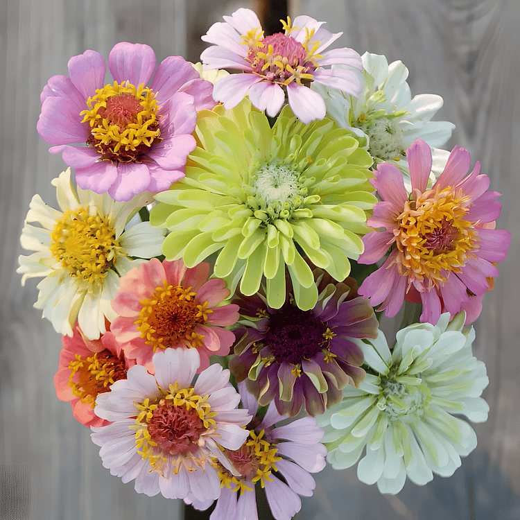 🌺Double Zinnia Mixed Color Seeds