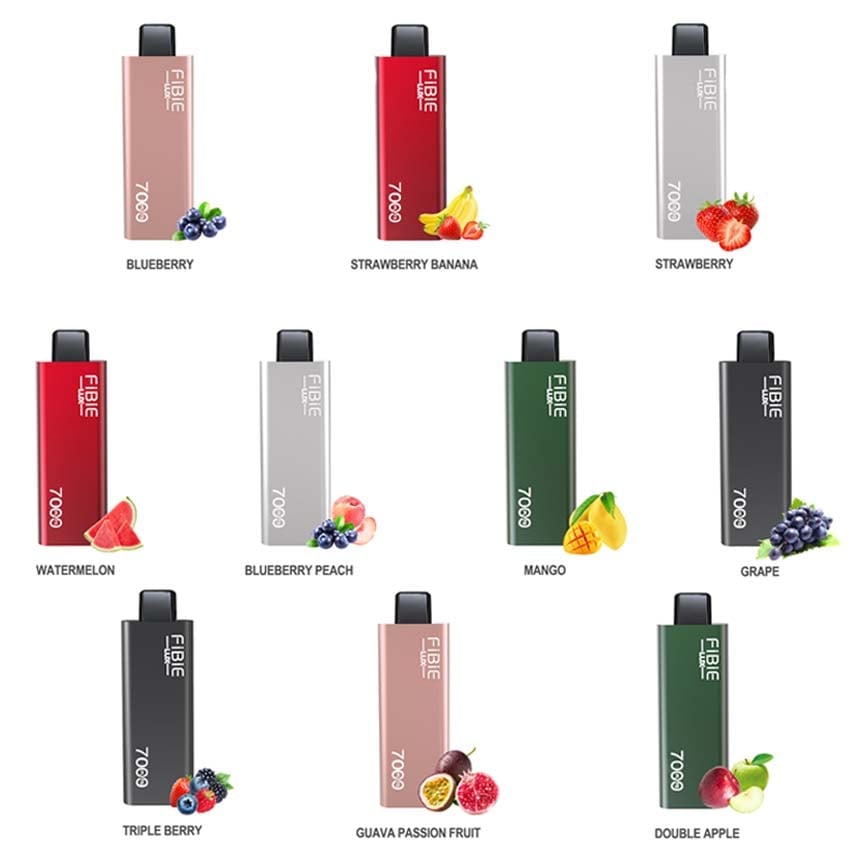 FIBIE 7000 Puffs Disposable Vape | 10 Flavors Collection