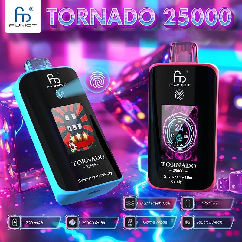 FUMOT TORNADO 25000 PUFFS - GAME MODE