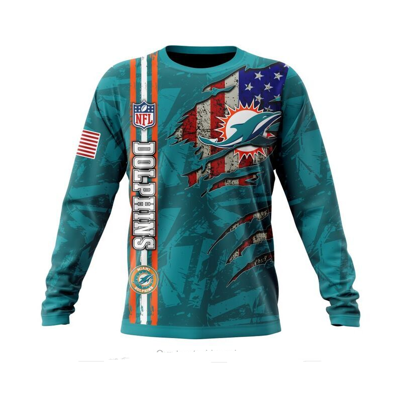 MIAMI DOLPHINS 3D HOODIE SKULL0802