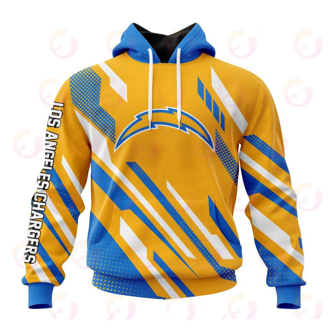 LOS ANGELES CHARGERS 3D HOODIE SPECIAL MOTOCROSS CONCEPT