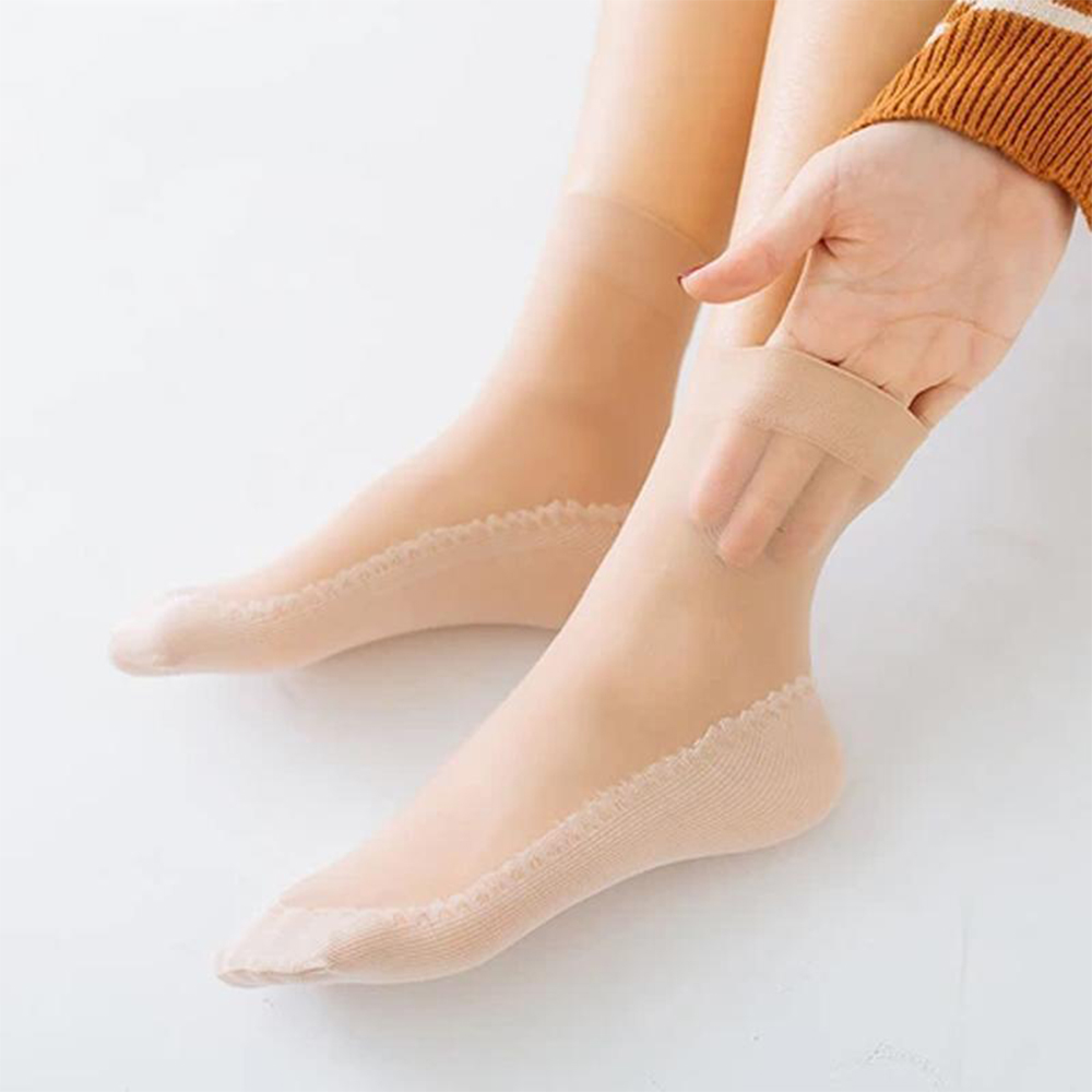 Higolot™ Silky Anti-Slip Cotton Socks(5 pairs)