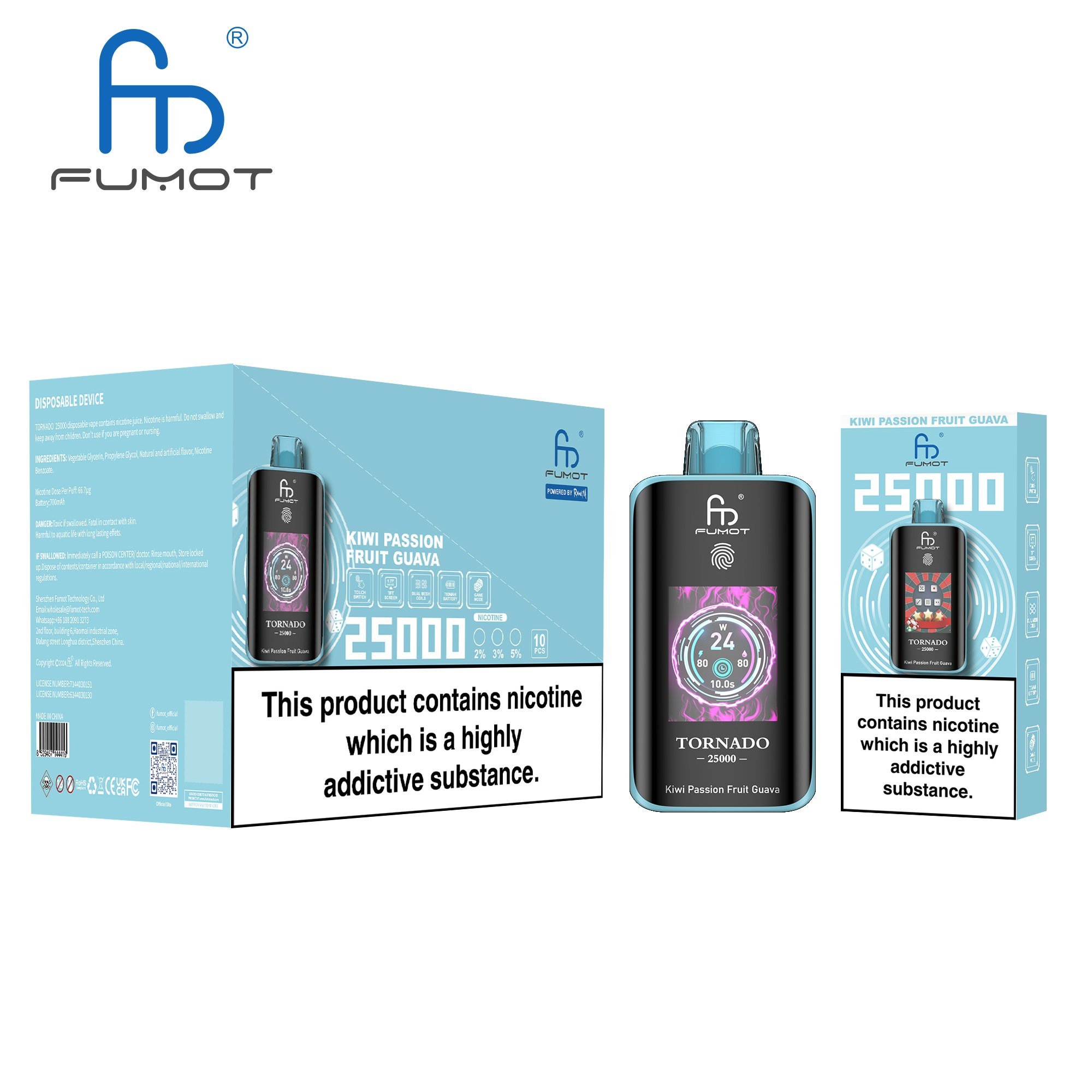 FUMOT TORNADO 25000 PUFFS - GAME MODE