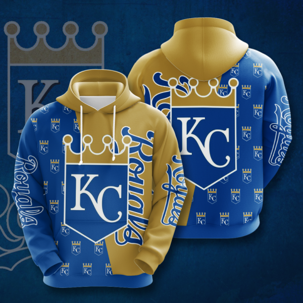 KANSAS CITY ROYALS 3D HOODIES KCR008