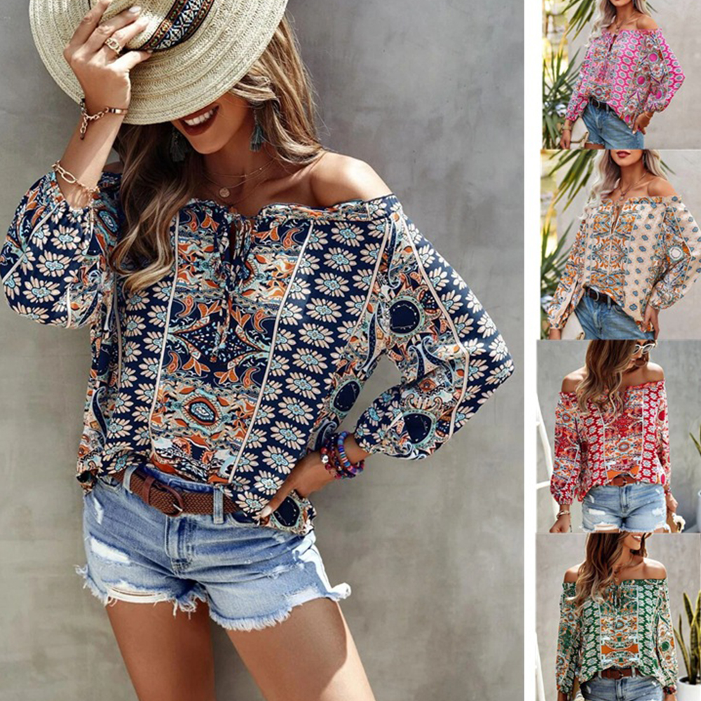 Castillotigo™ Camisa de verano floral con volantes