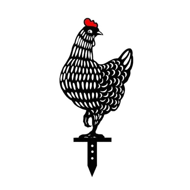 Garden Decor Farmhouse Chicken Stakes🐓