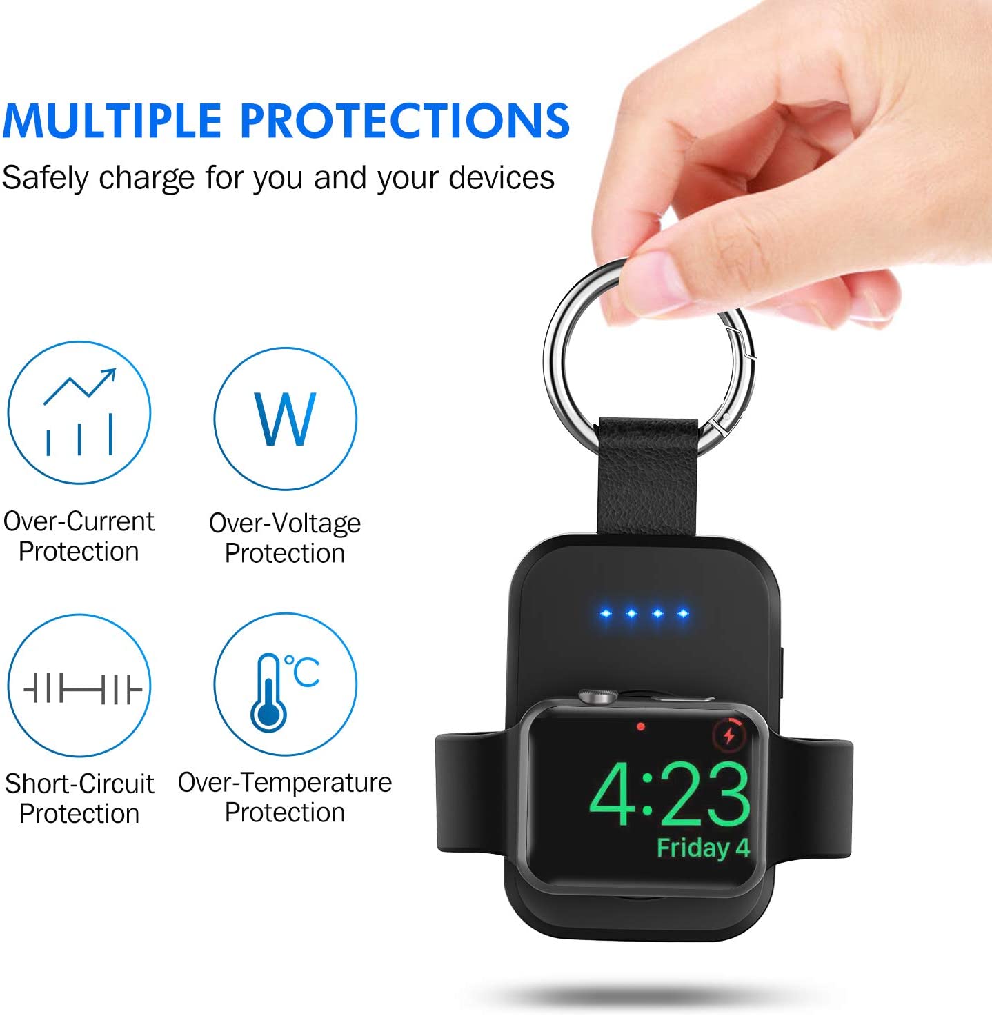 Portable Wireless Charger for Apple Watch