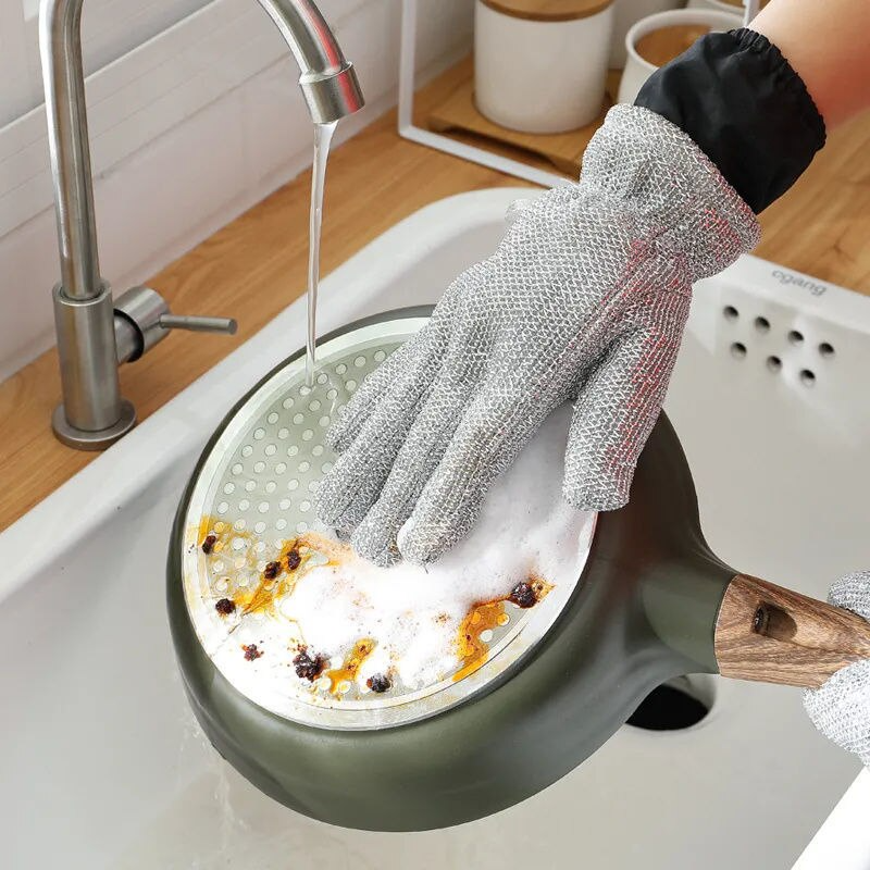 (🎄CHRISTMAS SALE NOW-48% OFF) Wire Dishwashing Gloves