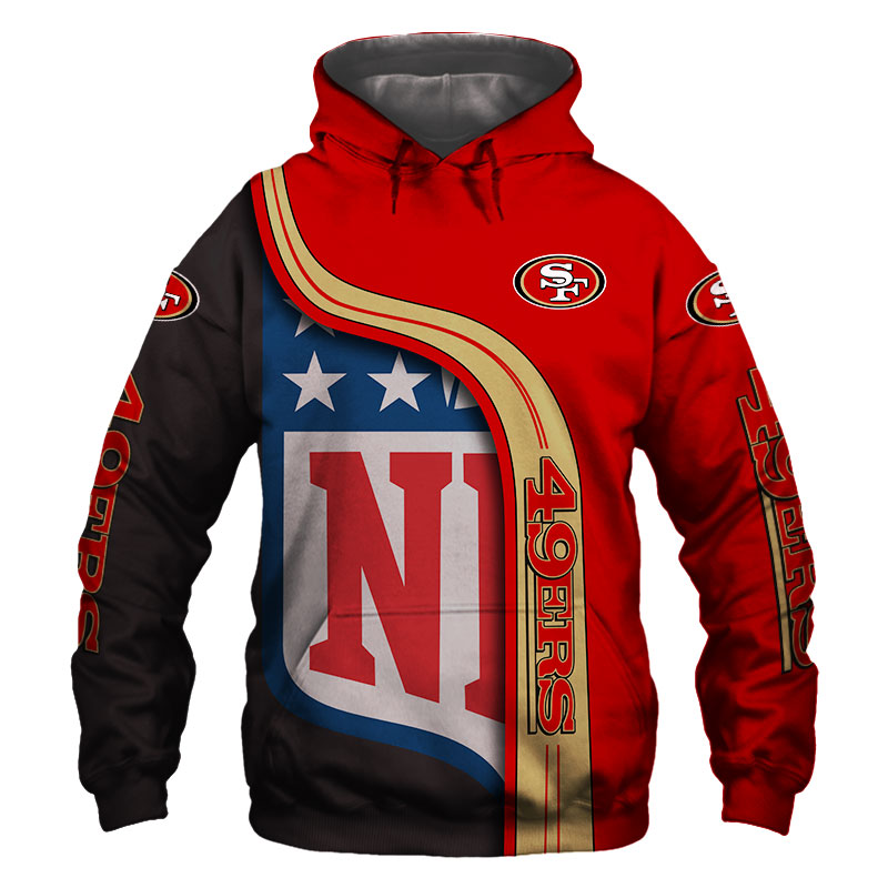 SAN FRANCISCO 49ERS 3D HOODIE SSFF49005