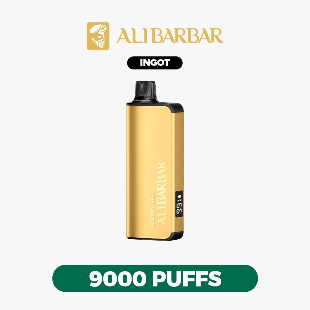 ALIBARBAR INGOT 9000 PUFFS【Exclusive AUS Sydney Warehouse Deals】