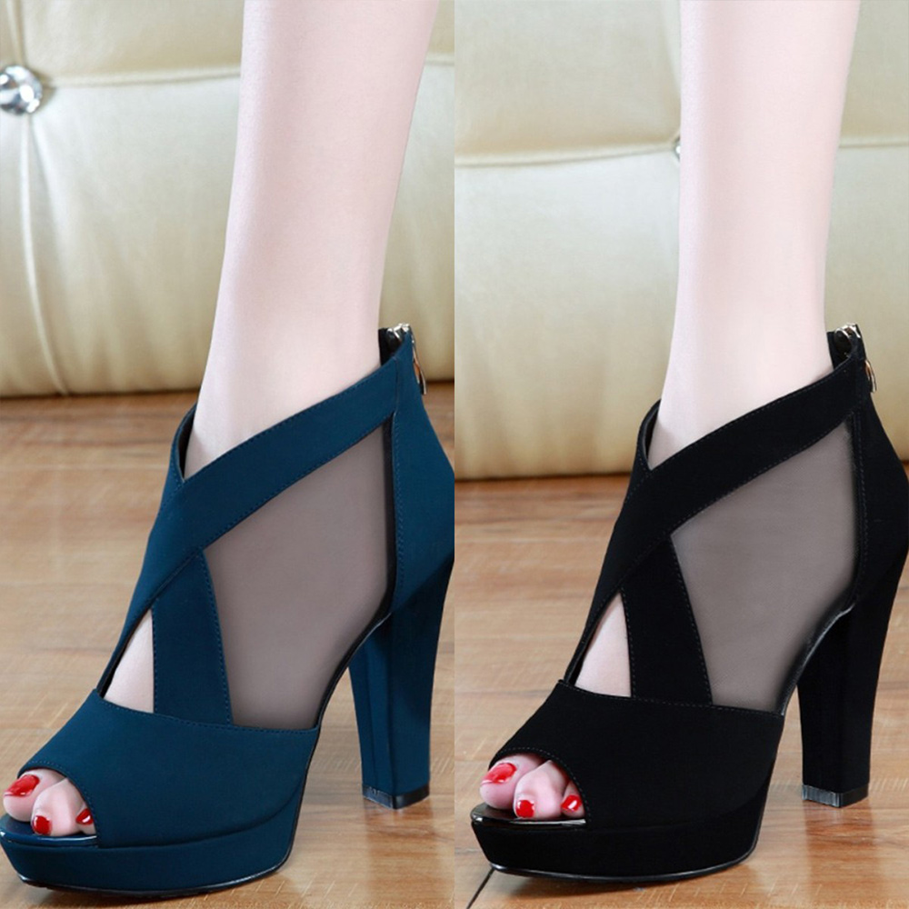 Castillotigo™ 2022 Primavera y verano nueva moda boca de pez coreana tacones altos
