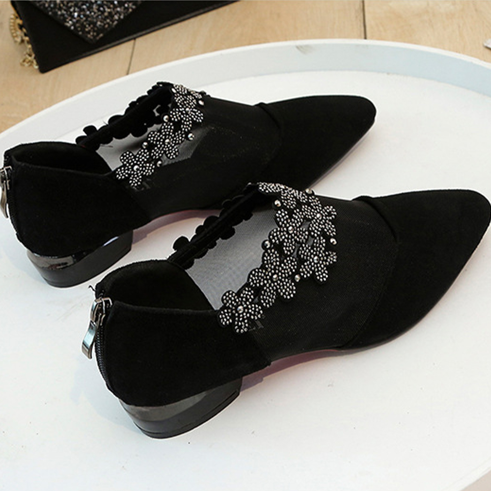 Castillotigo™ Nuevas sandalias de diamantes de imitación de flores