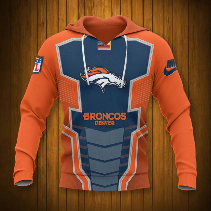 DENVER BRONCOS 3D HOODIE TTB4308