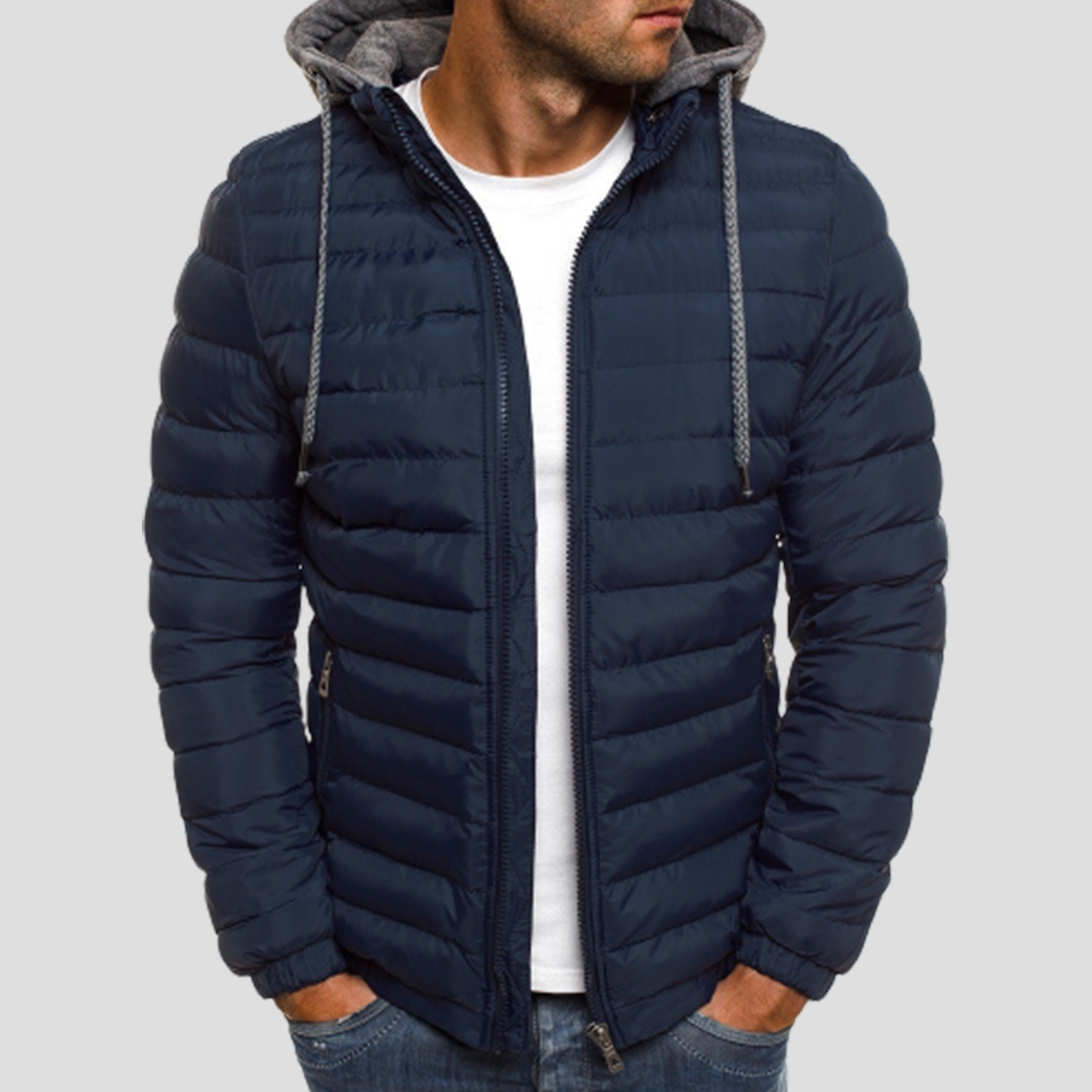 Castillotigo™ Chaqueta térmica acolchada con capucha para hombre 2022