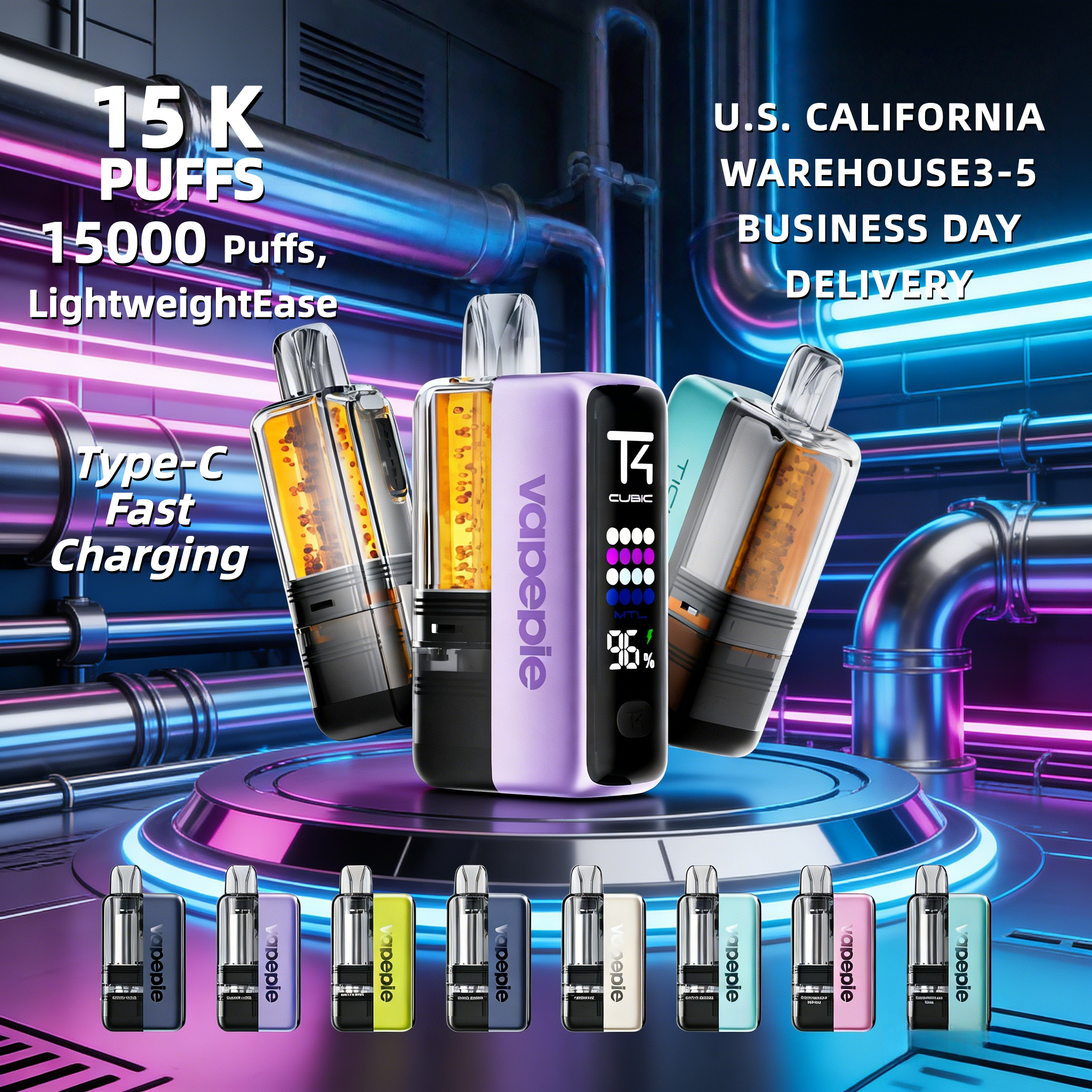 【USA】Vapepie Ultra X 15000 Puff Disposable Vape x TK Edition