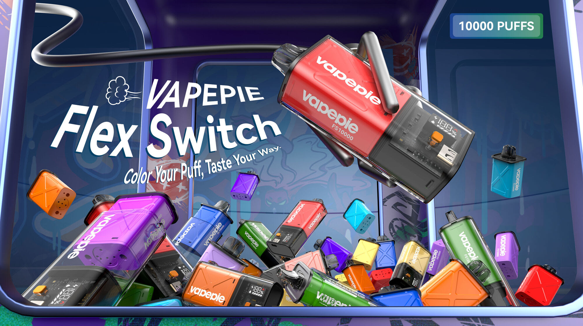 VAPEPIE FlexSwitch Disposable Pod 10000