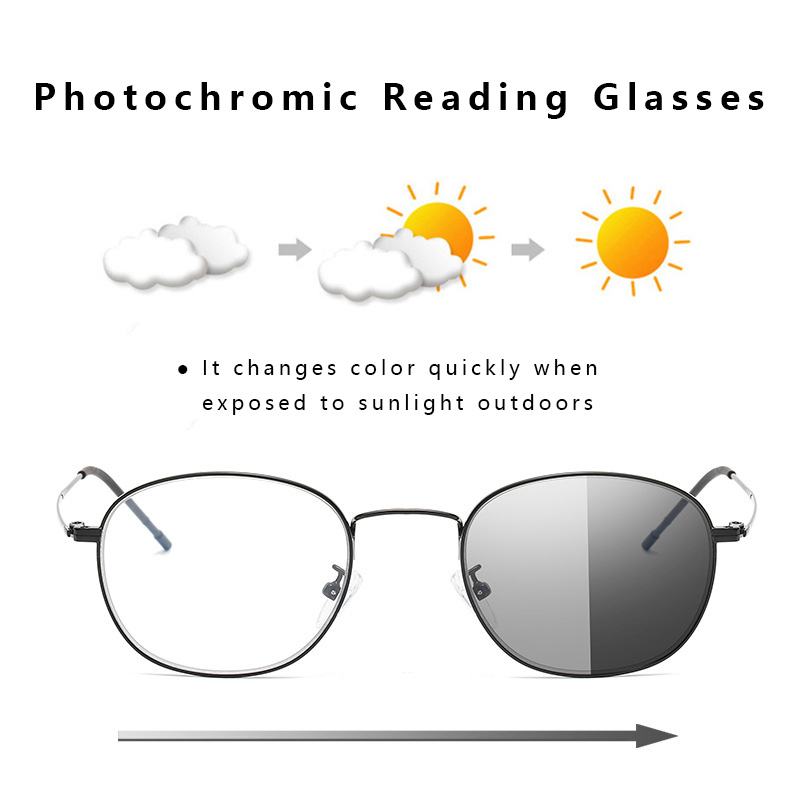 MULTI-FOCUS FAR AND NEAR PHOTOCHROMIC OUTDOOR MAGNIFYING OPTICAL GLASSES