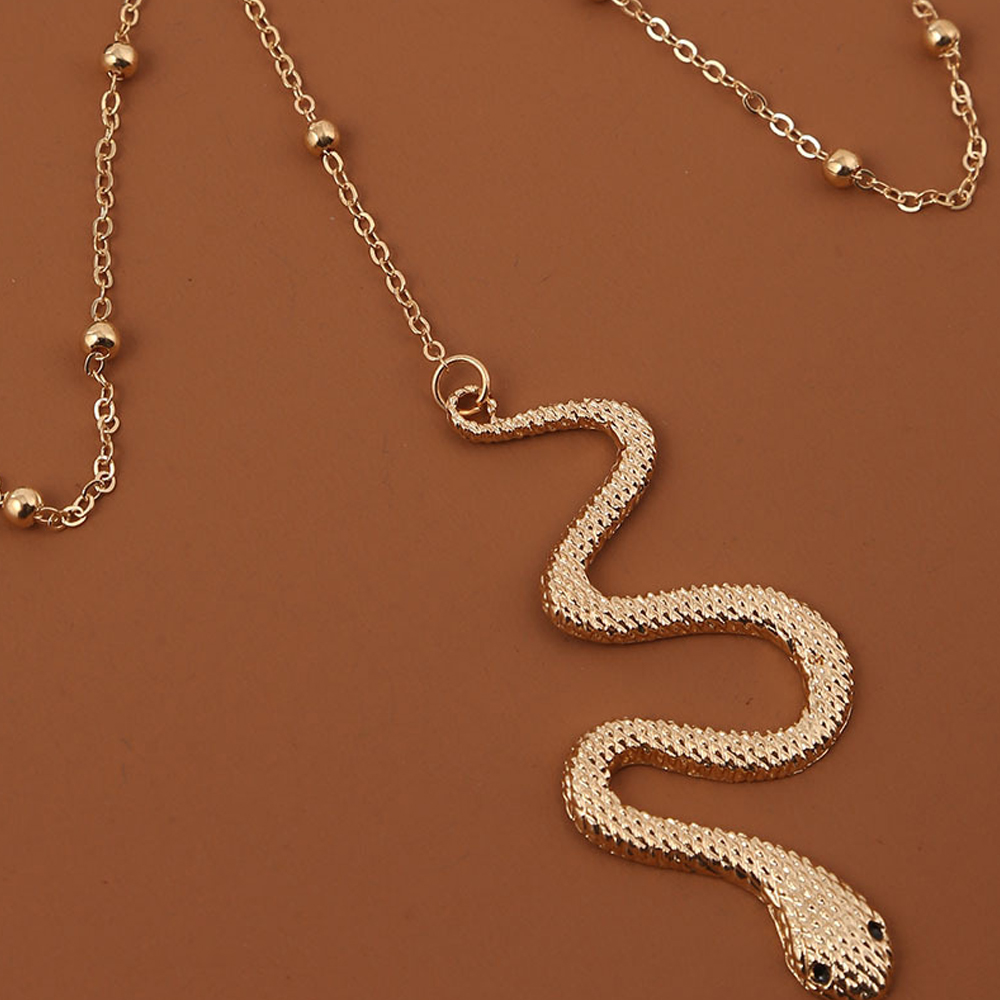 Castillotigo™ Cadena para muslo con colgante de serpiente