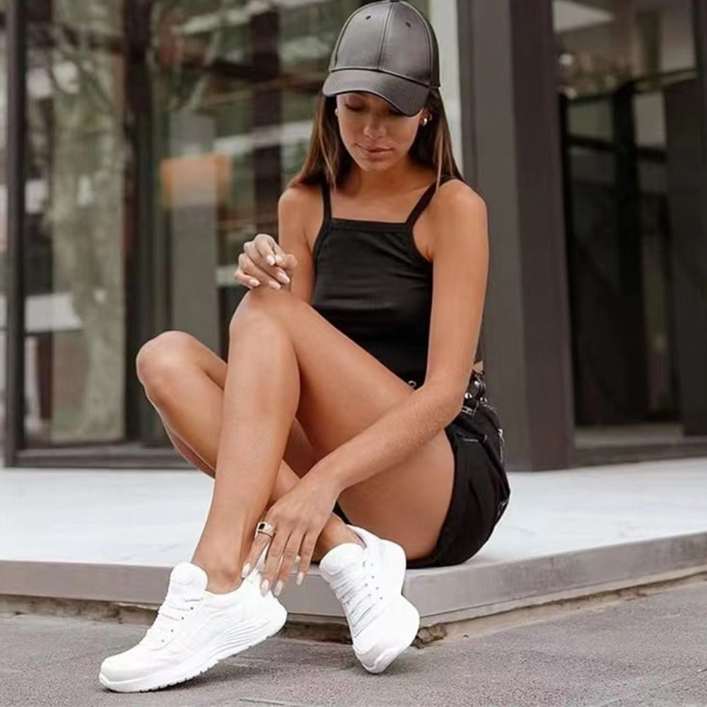 Castillotigo™ Otoño Nuevas damas Flyknit Moda casual Zapatillas con cordones
