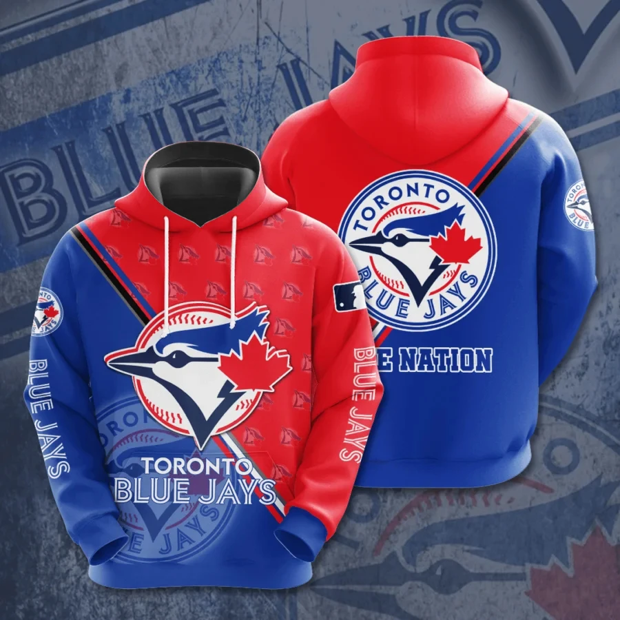 TORONTO BLUE JAYS 3D HOODIES TBJ003