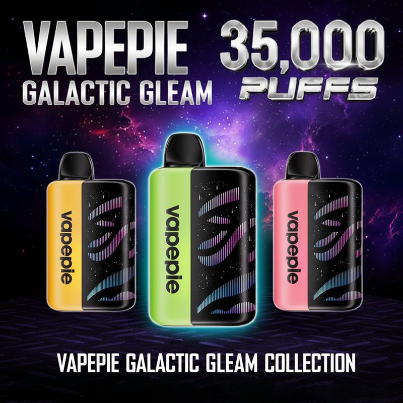 VAPEPIE Galactic Gleam 35000 Puffs Disposable Vape - Stunning Glow Effects,Massive Capacity