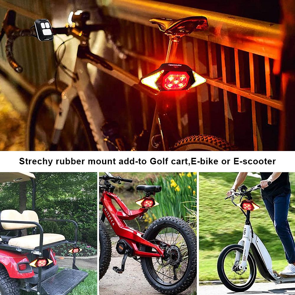 Higomore™ Wireless Remote Control Bicycle Steering Tail Light