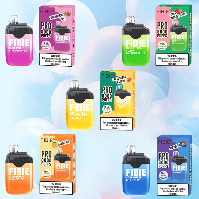 FIBIE 8000 PUFFS Dual Flavors