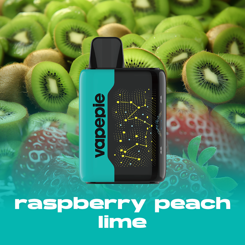 📣Restocking✨NEW PRODUCT LAUNCH✨VAPEPIE 25000 PUFFS - RASPBERRY PEACH LIME