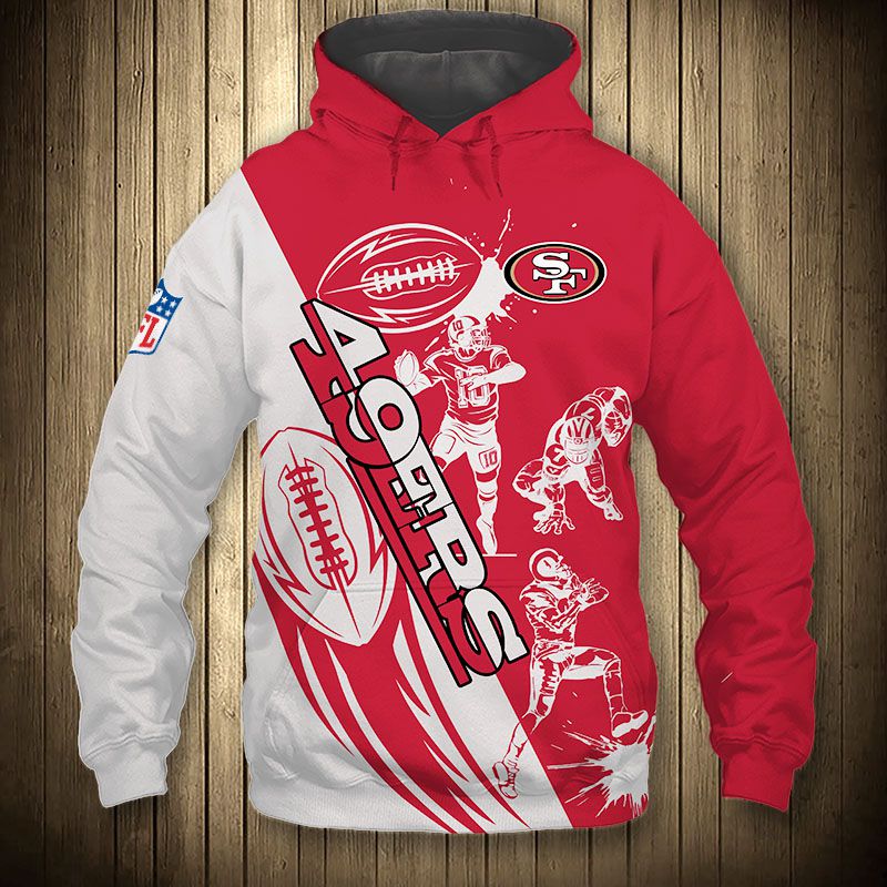 SAN FRANCISCO 49ERS 3D HOODIE SSFF49003