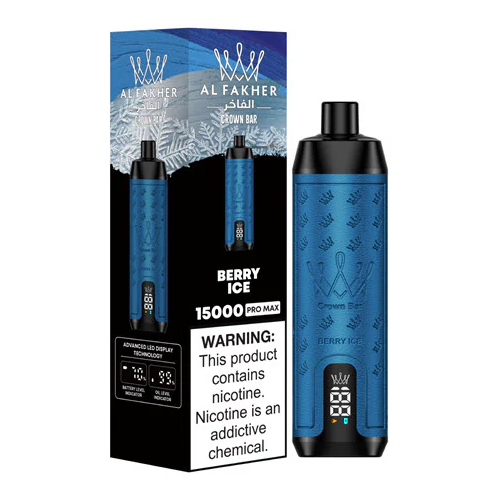 AL FAKHER 15000 Puffs  Crown Bar Big Cloud  Dual Mode Full Screen