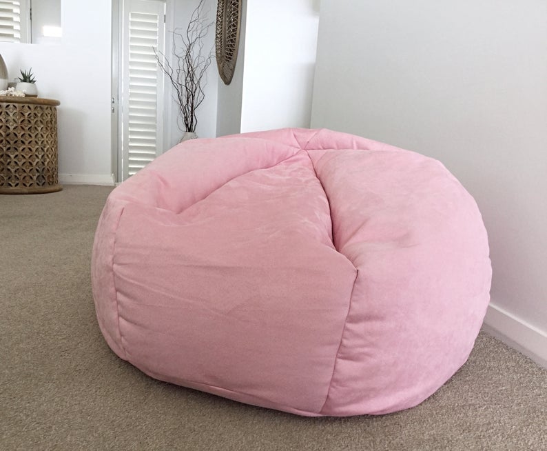 Pink bean bag