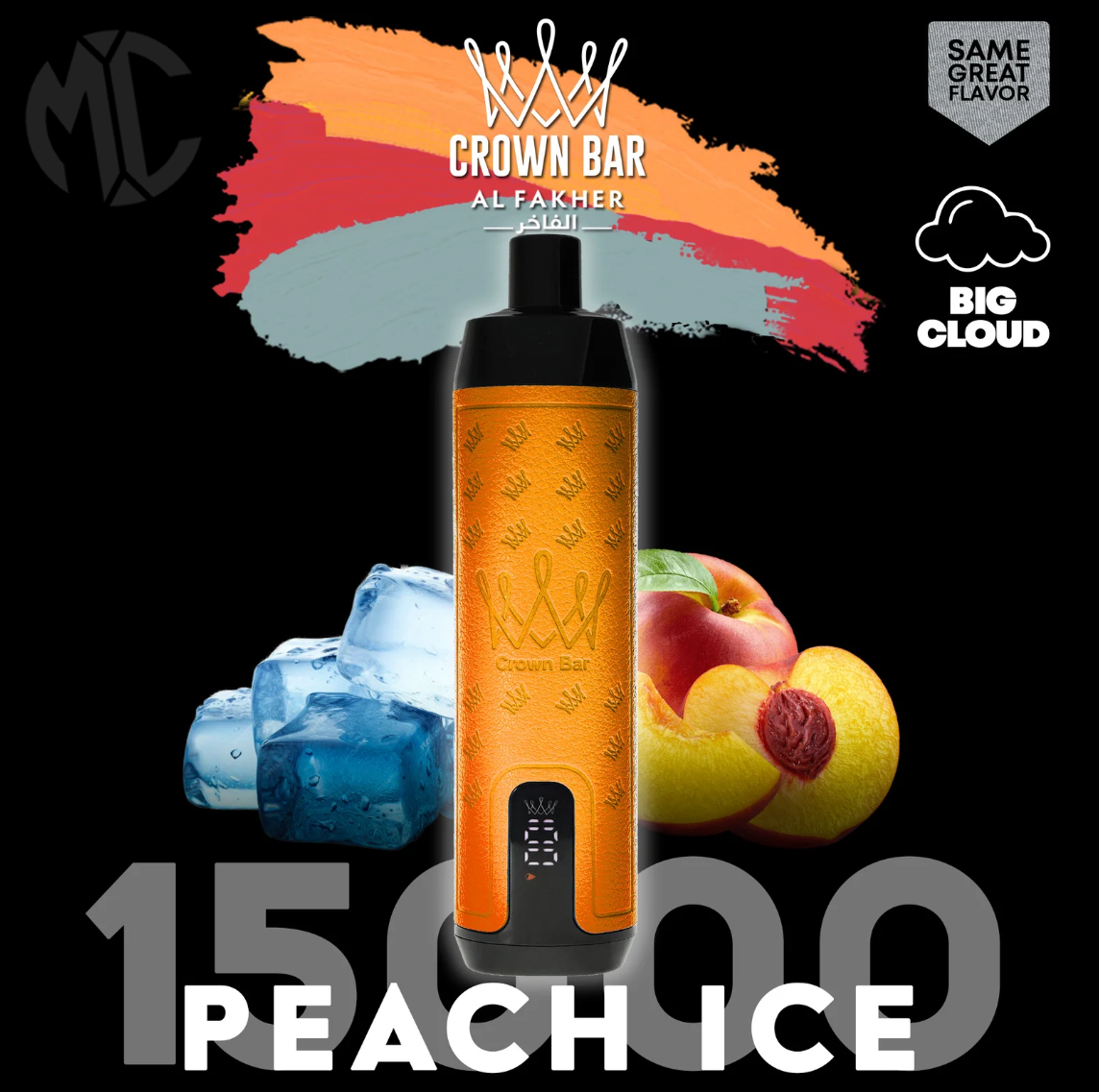 AL FAKHER 15000 Puffs-PEACH ICE