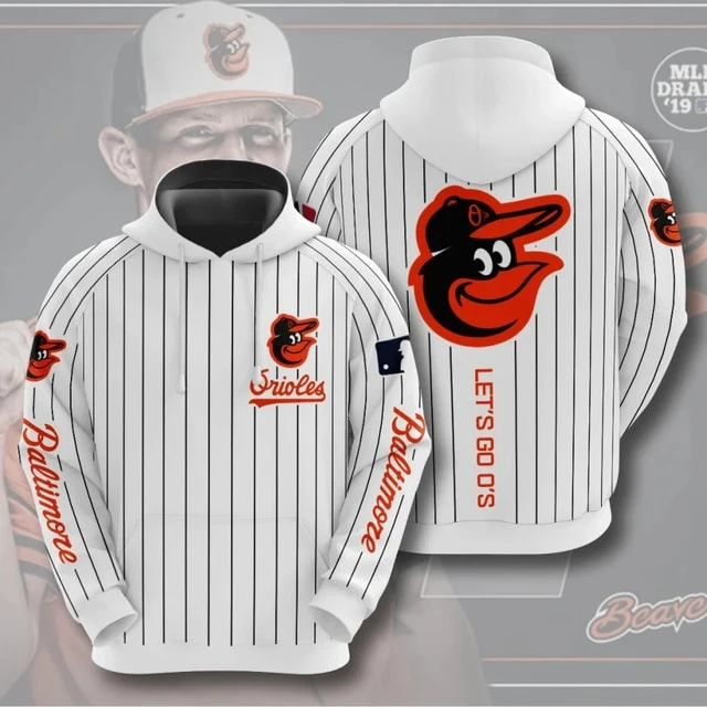 BALTIMORE ORIOLES 3D HOODIES BO003