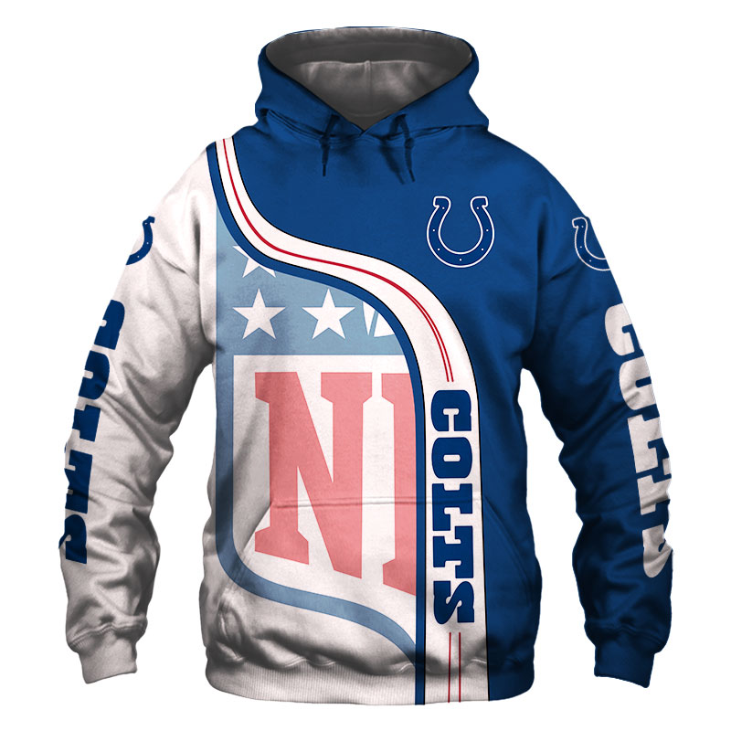 INDIANAPOLIS COLTS 3D HOODIE IICC001