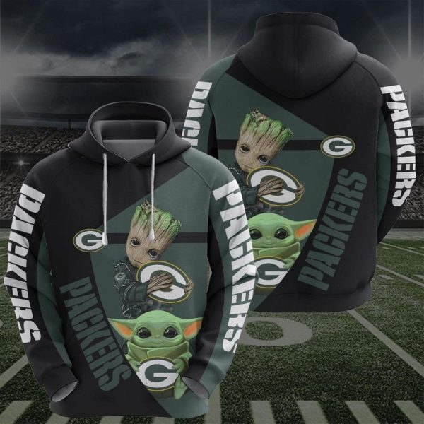 GREEN BAY PACKERS 3D HOODIE AGBP07