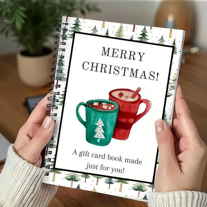 🔥LAST DAY 49% OFF - DIY Spiral Bound Christmas Gift Card Album Book
