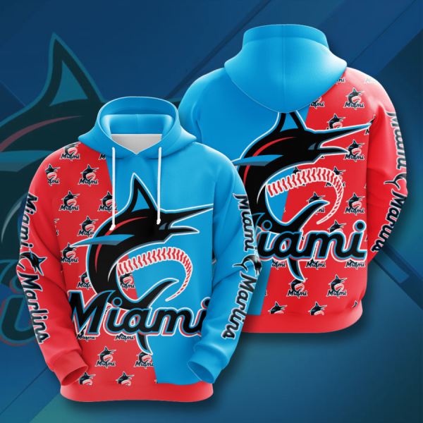 MIAMI MARLINS 3D HOODIES MM009