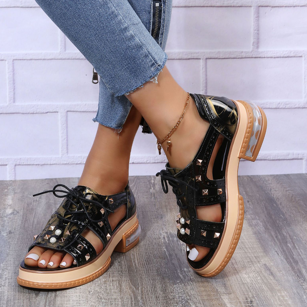 Castillotigo™ Sandalias casuales con tachuelas