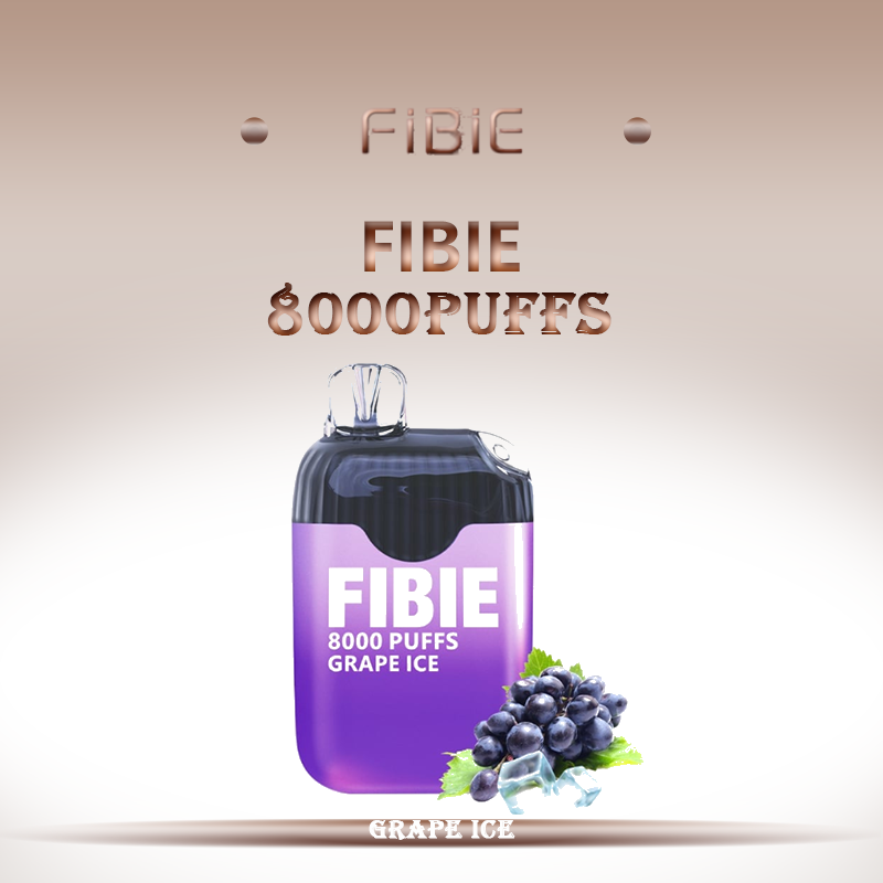 FIBIE 8000 Dual Flavors Disposable Vapor Wands(8000 PUFFS) - Grape-Ice