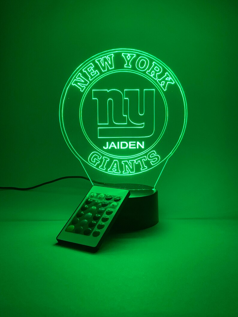NEW YORK GIANTS 3D LAMP PERSONALIZED