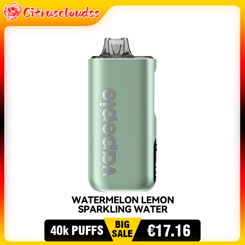 WATERMELONLEMON SPARKLING WATER & VAPEPIE Max 40000 PUFFS