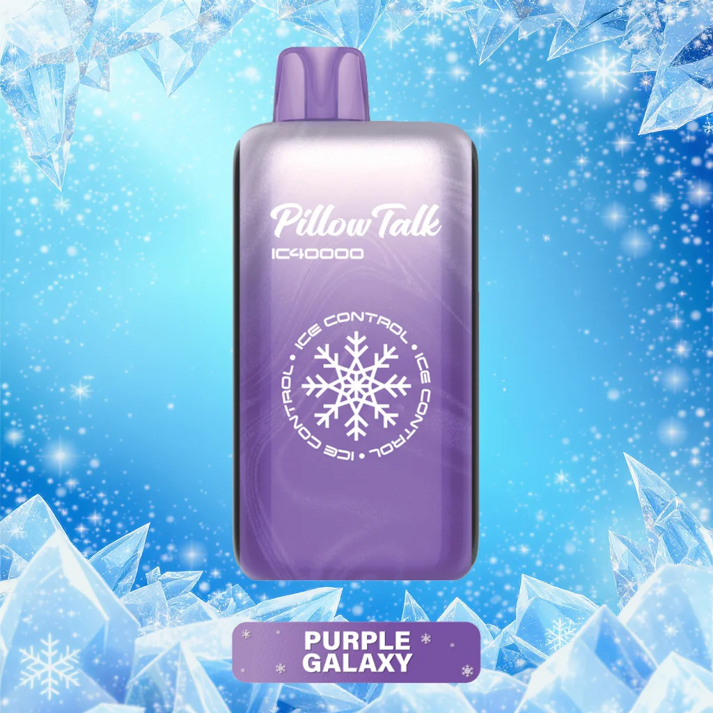 Purple Galaxy& PILLOW TALK 40 000 PUFFS Ice Control