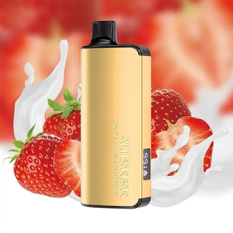 ALIBARBAR 9K Puffs - Chupa chups strawberry