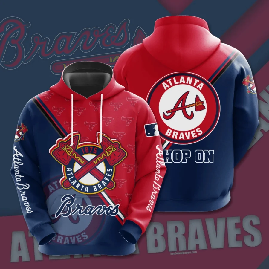 ATLANTA BRAVES 3D HOODIES AB003