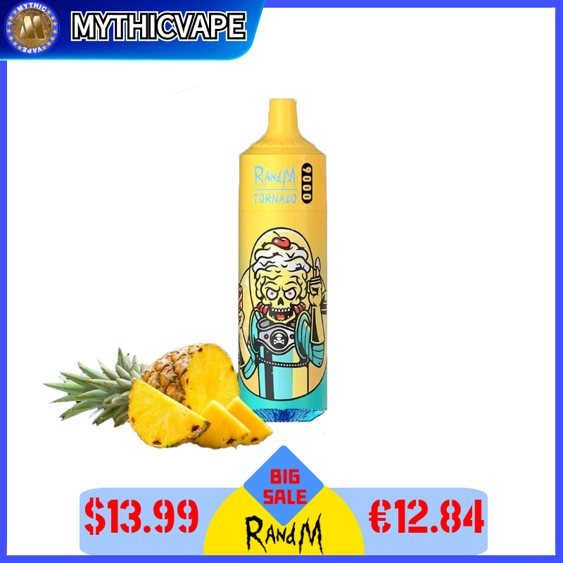 RM 9000 Puffs Series  Device Tornado - Pineapple