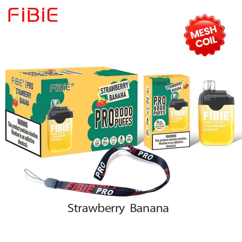 FIBIE 8000 Dual Flavors Disposable Vapor Wands(8000 PUFFS) - Blueberry-Peach