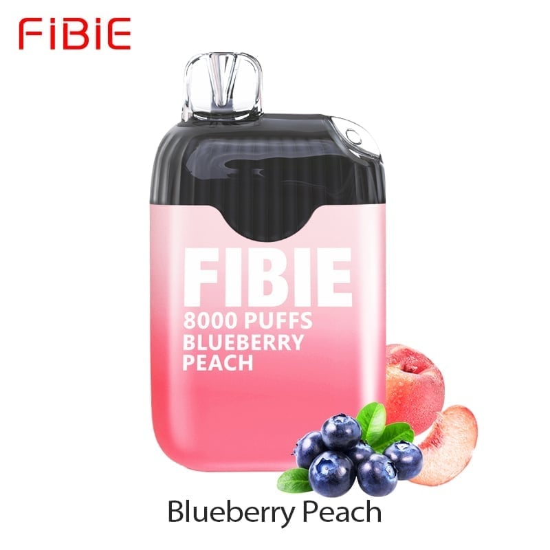 FIBIE 8000 Dual Flavors Disposable Vapor Wands(8000 PUFFS) - Blueberry-Peach