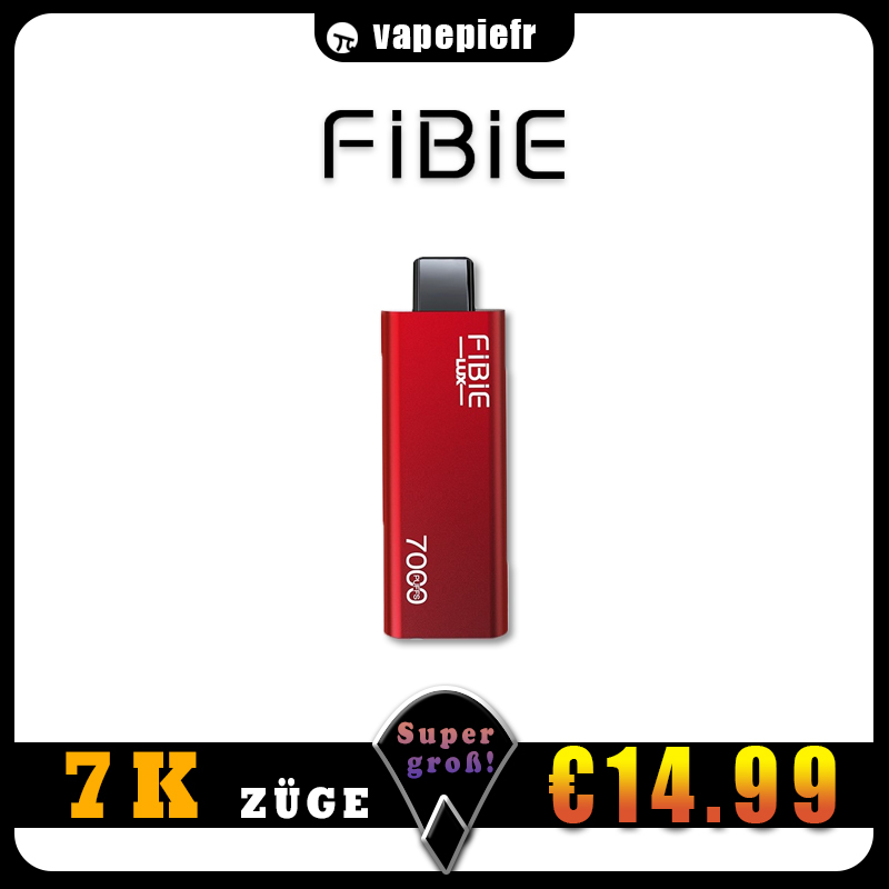 🔥FIBIE 7000 Puffs Einweg (13 verschiedene Geschmacksrichtungen)