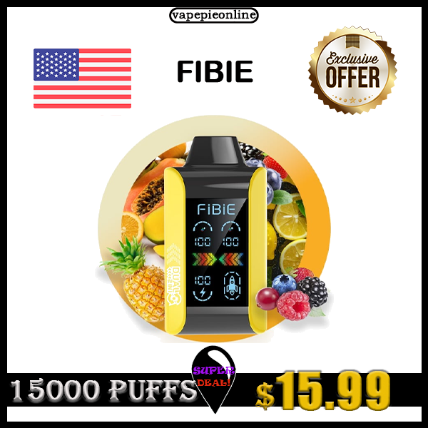 FIBIE 15000 PUFFS Dual Flavors