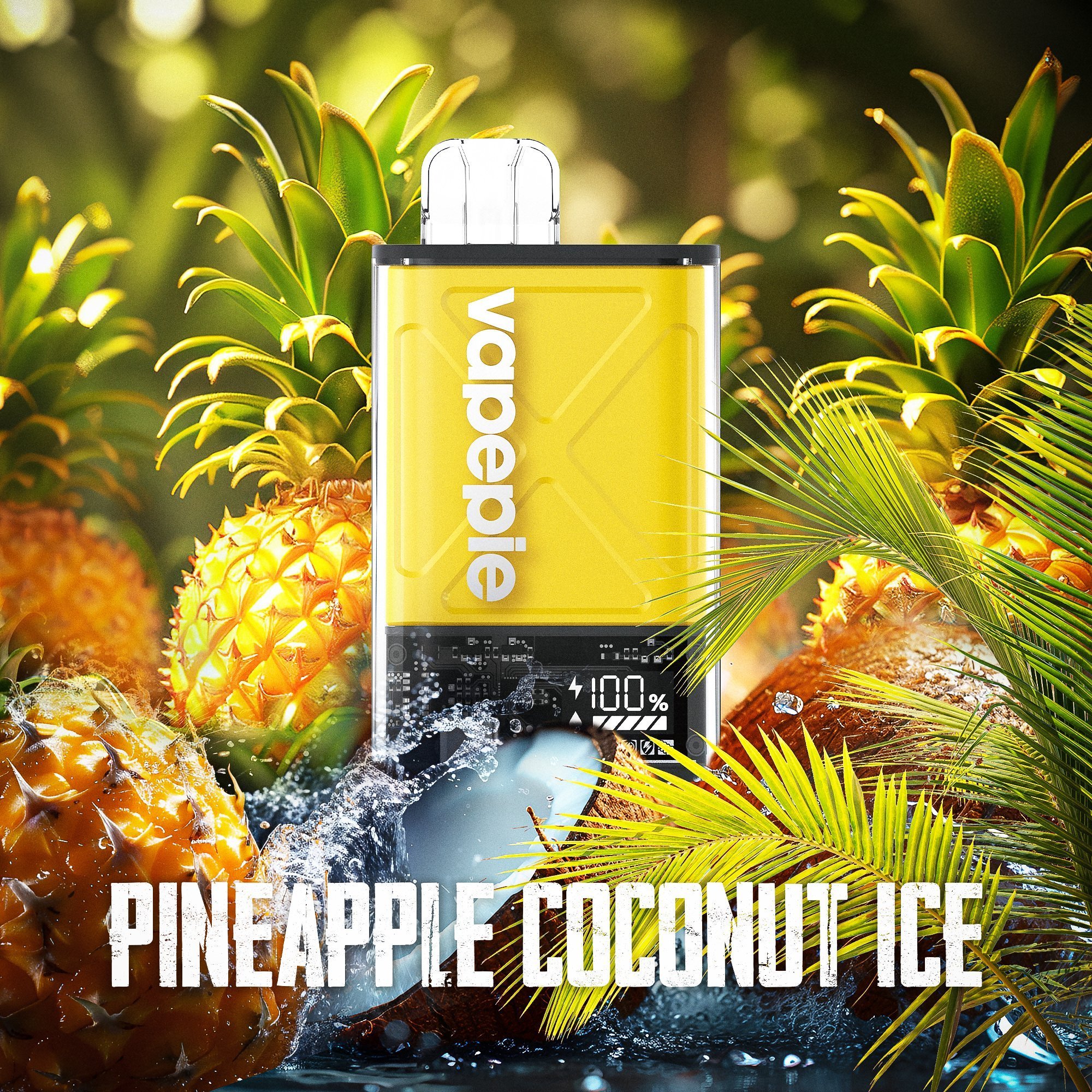 Pineapples Coconut Ice & VAPEPIE Ultra 12000 PUFFS